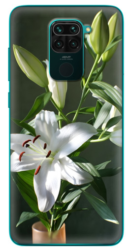 Чехол с картинкой "Белые лилии" для Xiaomi Redmi 10X