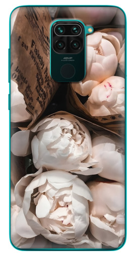 Чехол с принтом "Букет пионов" для Xiaomi Redmi 10X