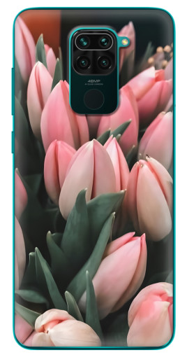 Чехол с картинкой "Букет тюльпанов" для Xiaomi Redmi 10X