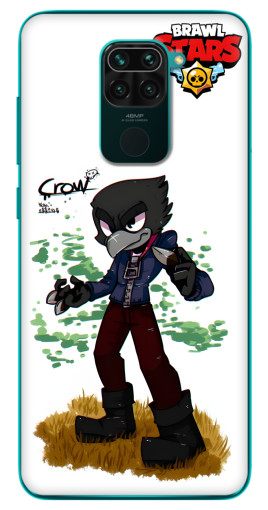 Чехол с картинкой "Crow" для Xiaomi Redmi 10X