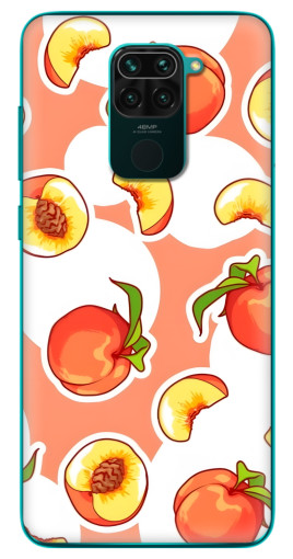 Силиконовый чехол с изображением "Дольки персиков" для Xiaomi Redmi 10X
