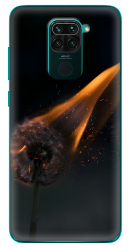 Силиконовый чехол с изображением "Горящий одуванчик" для Xiaomi Redmi 10X