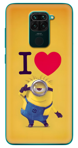 Чехол с печатью "I Love Minion" для Xiaomi Redmi 10X