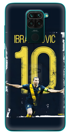 Чехол с картинкой "Ибрагимович 10" для Xiaomi Redmi 10X