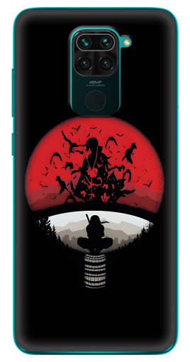Чехол с печатью "Итачи на черном" для Xiaomi Redmi 10X