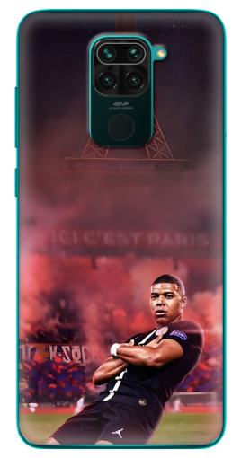 Чехол с картинкой "Король ПСЖ Мбаппе" для Xiaomi Redmi 10X