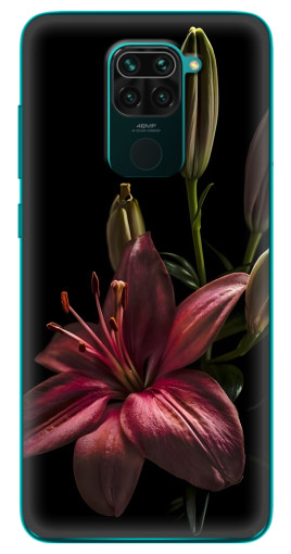 Силиконовый чехол с изображением "Красная лилия " для Xiaomi Redmi 10X