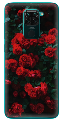 Чехол с картинкой "Красные розы" для Xiaomi Redmi 10X