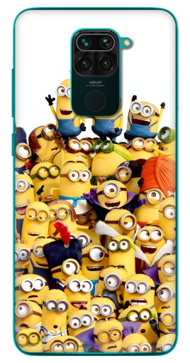 Чехол с принтом "Куча миньонов" для Xiaomi Redmi 10X