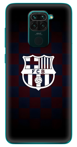Силиконовый чехол с изображением "Лого FCB" для Xiaomi Redmi 10X