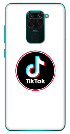 Чехол с картинкой "Лого Тик Ток" для Xiaomi Redmi 10X