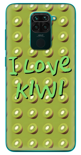Чехол с картинкой "Love Kiwi" для Xiaomi Redmi 10X