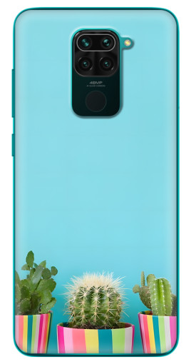 Чехол с картинкой "Маленькие кактусы" для Xiaomi Redmi 10X