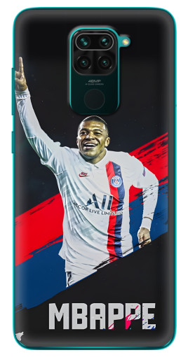 Силиконовый чехол с изображением "Mbappe в ПСЖ" для Xiaomi Redmi 10X