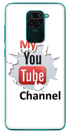 Чехол с печатью "My YouTube" для Xiaomi Redmi 10X