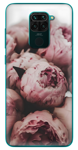 Чехол с принтом "Нежные пионы" для Xiaomi Redmi 10X