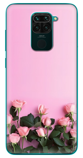 Силиконовый чехол с изображением "Нежные розы" для Xiaomi Redmi 10X