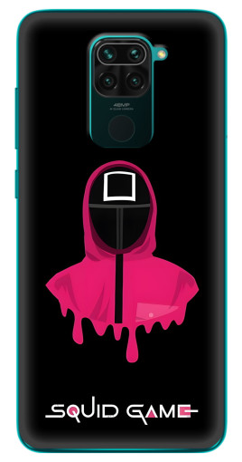 Силиконовый чехол с изображением "Охранник с Квадратом" для Xiaomi Redmi 10X