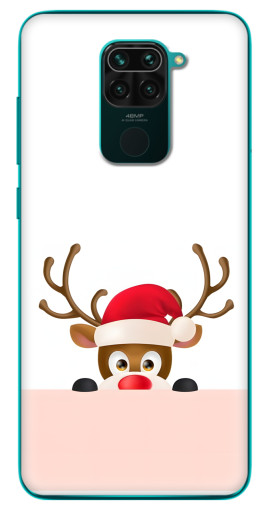 Чехол с печатью "Олень в шапке" для Xiaomi Redmi 10X
