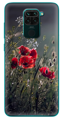 Чехол с картинкой "Поле цветов" для Xiaomi Redmi 10X