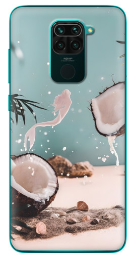 Чехол с картинкой "Половинки кокоса" для Xiaomi Redmi 10X
