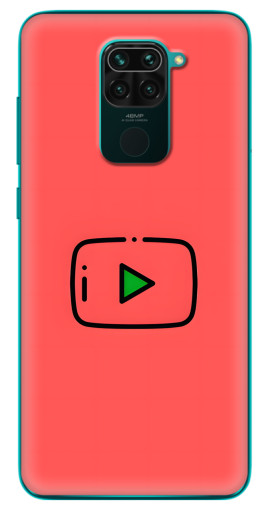 Силиконовый чехол с изображением "Рисованная кнопка" для Xiaomi Redmi 10X