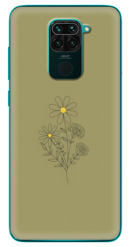 Чехол с картинкой "Рисунок ромашка" для Xiaomi Redmi 10X