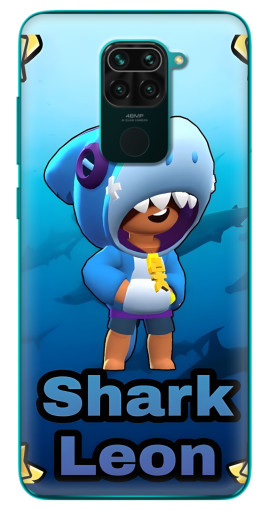 Силиконовый чехол с изображением "Shark Leon" для Xiaomi Redmi 10X