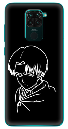 Чехол с картинкой "Силуэт Леви" для Xiaomi Redmi 10X