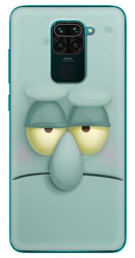 Чехол с принтом "Сквидвард" для Xiaomi Redmi 10X