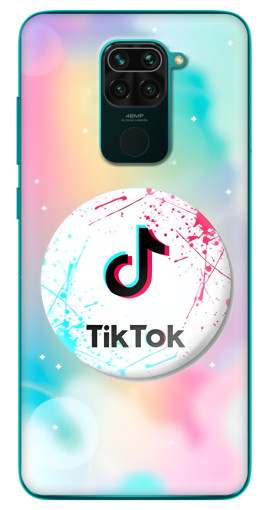 Чехол с принтом "TikTok принт" для Xiaomi Redmi 10X