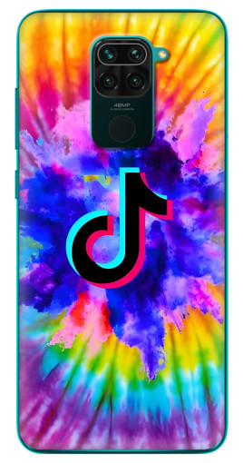 Чехол с картинкой "TikTok в красках" для Xiaomi Redmi 10X