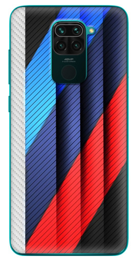 Силиконовый чехол с изображением "Цвета лого БМВ" для Xiaomi Redmi 10X