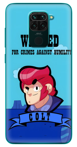 Чехол с картинкой "WANTED COLT" для Xiaomi Redmi 10X