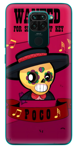 Чехол с картинкой "WANTED POCO" для Xiaomi Redmi 10X