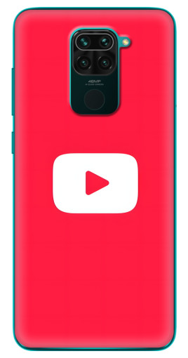 Чехол с принтом "YouTube Кнопка" для Xiaomi Redmi 10X