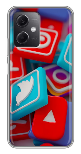 Чехол с печатью "3Д эффект" для Xiaomi Redmi Note 12 (5G)