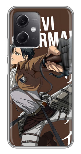 Чехол с печатью "Ackermankerman levi" для Xiaomi Redmi Note 12 (5G)