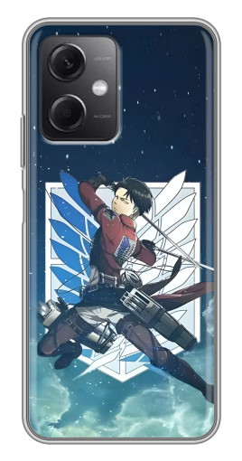 Чехол с печатью "Аккерман Леви" для Xiaomi Redmi Note 12 (5G)