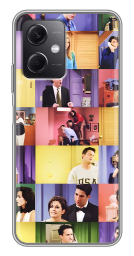 Чехол с картинкой "Актеры Друзья" для Xiaomi Redmi Note 12 (5G)
