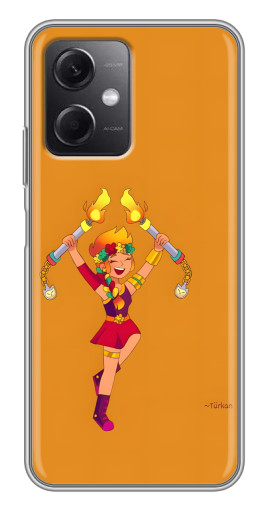 Чехол с картинкой "Амбер ликует" для Xiaomi Redmi Note 12 (5G)