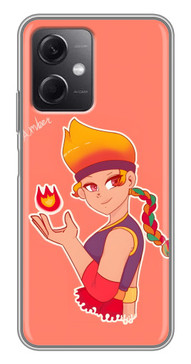 Чехол с принтом "Amber с огоньком" для Xiaomi Redmi Note 12 (5G)