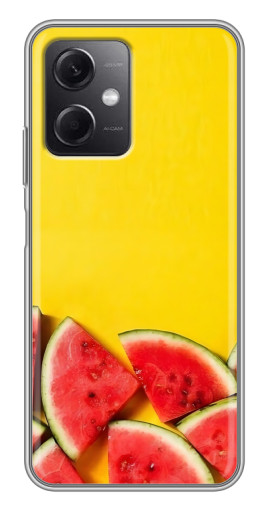 Чехол с печатью "Арбузики на желтом" для Xiaomi Redmi Note 12 (5G)