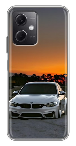 Чехол с принтом "BMW белая" для Xiaomi Redmi Note 12 (5G)