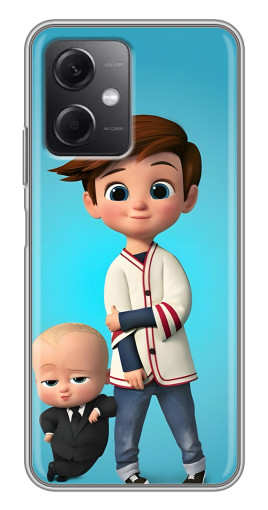 Чехол с картинкой "Boss and Boy" для Xiaomi Redmi Note 12 (5G)