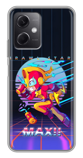 Силиконовый чехол с изображением "Brawl MAX" для Xiaomi Redmi Note 12 (5G)