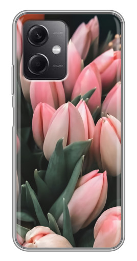 Чехол с картинкой "Букет тюльпанов" для Xiaomi Redmi Note 12 (5G)