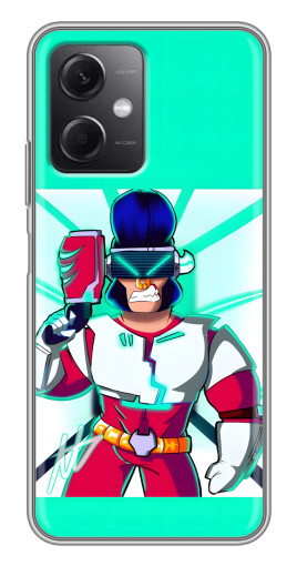 Чехол с принтом "Булл в очках" для Xiaomi Redmi Note 12 (5G)