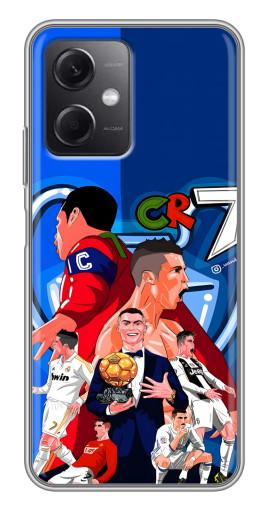 Чехол с принтом "CR7" для Xiaomi Redmi Note 12 (5G)