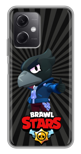 Силиконовый чехол с изображением "Crow Brawl Stars" для Xiaomi Redmi Note 12 (5G)